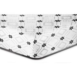 Elastické prostěradlo se vzorem DecoKing Hypnosis Snowynight, 100 x 200 cm