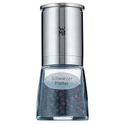 Elektrický mlýnek na pepř z nerezové oceli WMF Cromargan® Deluxe, výška 14 cm