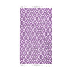 Fialová hammam osuška Kate Louise Calypso, 165 x 100 cm