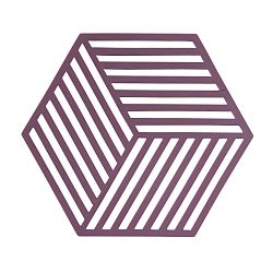 Fialová silikonová podložka pod horké nádoby Zone Geo