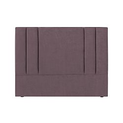 Fialové čelo postele Kooko Home Kasso, 120 x 140 cm
