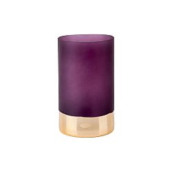 Fialovo-zlatá matná váza PT LIVING Glamour, výška 20 cm