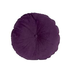 Fialový polštář se sametovým povrchem PT LIVING, ⌀ 45 cm
