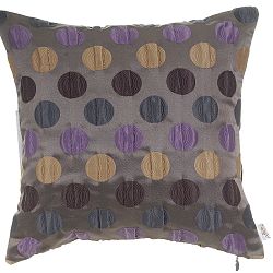 Fialový žakárový povlak na polštář Apolena Parvatti, 43 x 43 cm