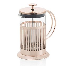 French press na čaj a kávu Brandani Rose Gold, 600 ml