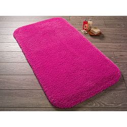 Fuchsiově růžová předložka do koupelny Confetti Bathmats Miami, 100 x 160 cm