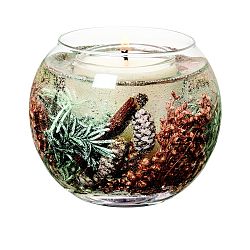 Gelová svíčka s vůní jalovce a cedru Stoneglow Mary, doba hoření 15 hodin