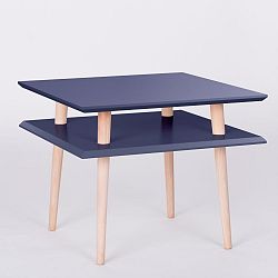 Grafitově šedý konferenční stolek Ragaba Square, 55 x 55 cm