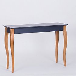Grafitově šedý odkládací stolek Ragaba Console, délka 105 cm