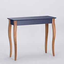 Grafitově šedý odkládací stolek Ragaba Console, délka 85 cm