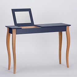 Grafitově šedý toaletní stolek se zrcadlem Ragaba Dressing Table, délka 105 cm