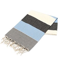 Hammam osuška American Fouta Light Blue, 100x180 cm