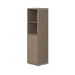 Hnědá dětská skříňka z borovicového dřeva Flexa Classic, výška 133 cm