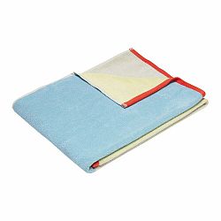 Hnědá froté bavlněná osuška 70x140 cm Block – Hübsch