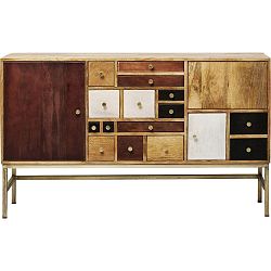 Hnědá komoda z mangového dřeva Kare Design Panoptikum