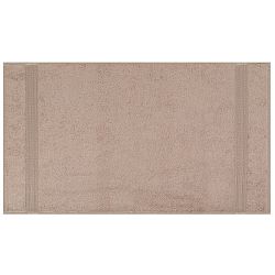 Hnědá osuška z bavlny a bambusového vlákna Lavinya, 70 x 140 cm
