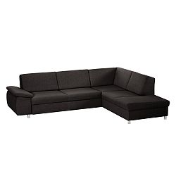 Hnědá pohovka Florenzzi Savasta s lenoškou na pravé straně