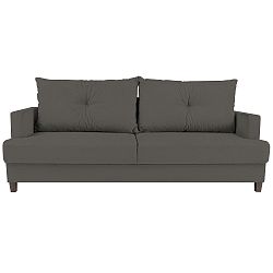 Hnědá rozkládací třímístná pohovka Mel Art Lorenzo