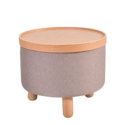 Hnědá stolička Garageeight Molde s odnímatelným vrškem, velikost L