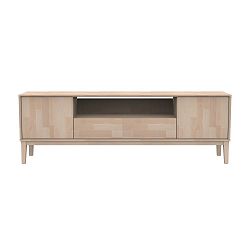 Hnědá TV komoda z masivního březového dřeva Kiteen Avanti