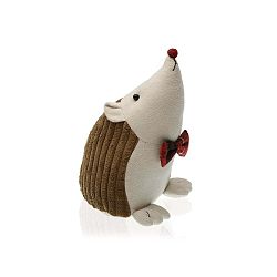 Hnědá zarážka do dveří ve tvaru ježka Versa Hedgehog