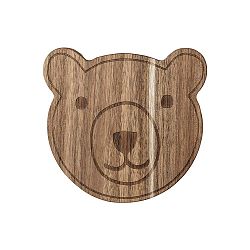 Hnědé krájecí prkénko z akáciového dřeva Bloomingville Bear