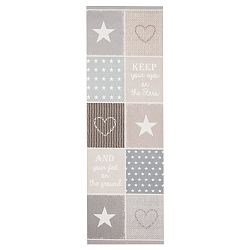 Hnědobéžový kuchyňský běhoun Zala Living Shapes, 45 x 140 cm