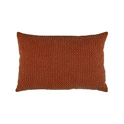 Hnědý bavlněný polštář De Eekhoorn Flatter, 40 x 60 cm