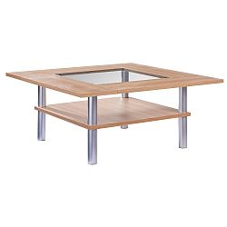 Hnědý konferenční stolek Knuds Padova, šířka 112 cm