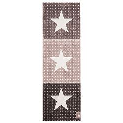 Hnědý kuchyňský běhoun Zala Living Trio, 45 x 140 cm