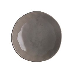 Hnědý porcelánový talíř na pizzu Brandani Pizza, ⌀ 20,5 cm