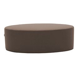 Hnědý puf Softline Bon-Bon Felt Melange Camel, délka 100 cm