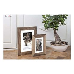 Hnědý rámeček na fotografii Styler Bergen, 40 x 50 cm