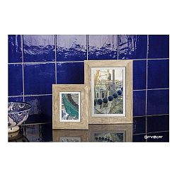 Hnědý rámeček na fotografii Styler Lahti, 40 x 50 cm