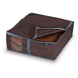 Hnědý úložný box na prádlo Domopak Living, 15 x 45 cm