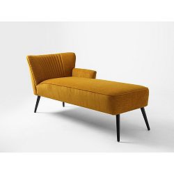 Hořčicově žlutá lenoška Custom Form Harry, levý roh