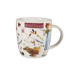 Hrneček z kostního porcelánu Churchill Needleworker, 500 ml