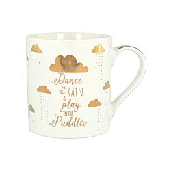 Hrnek z kostního porcelánu Ashdene My Metallics Dance Carrington, 380 ml