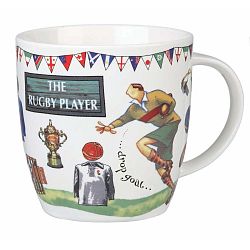 Hrnek z kostního porcelánu Churchill At Your Leisure Rugby Player, 400 ml