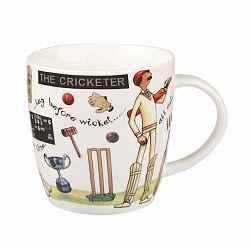 Hrnek z kostního porcelánu Churchill At Your Leisure The Cricketer, 400 ml