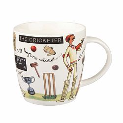 Hrnek z kostního porcelánu Churchill China At Your Leisure The Cricketer, 400 ml