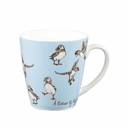 Hrnek z kostního porcelánu Churchill Crowd Cherry Puffins, 360 ml
