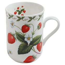 Hrnek z kostního porcelánu Maxwell & Williams Orchard Fruits Strawberry, 320 ml