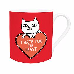 Hrnek z kostního porcelánu Ohh Deer I Hate You The Least, 325 ml