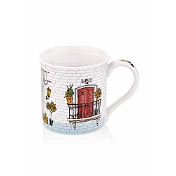 Hrnek z kostního porcelánu The Mia Home Blu, 350 ml