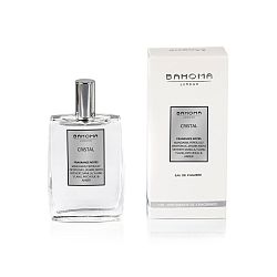 Interiérový vonný sprej s vůní yland yland a jasmínu Bahoma London Cristal, 100 ml