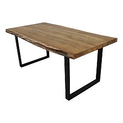 Jídelní stůl s deskou z akátového dřeva HMS collection SoHo, 280 x 100 cm