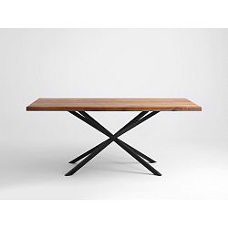 Jídelní stůl s deskou z dubového dřeva Custom Form Orion, 180 x 90 cm