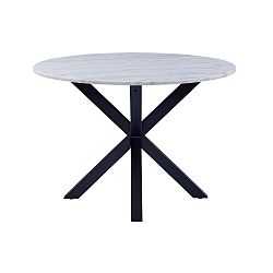 Jídelní stůl s mramorovou deskou Actona Heaven, ⌀ 110 cm