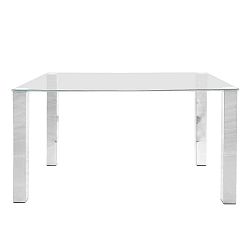 Jídelní stůl se skleněnou desku Actona Kante, 140 x 90 cm